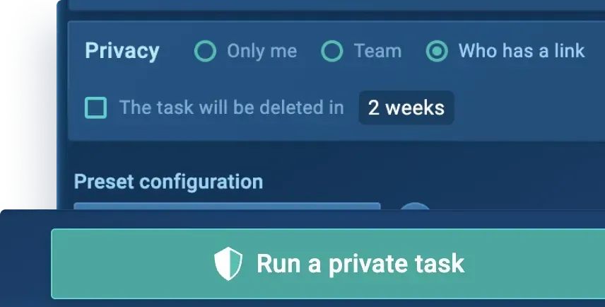 Privacy controls