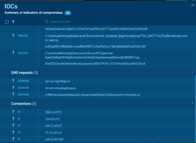 Tycoon 2FA IOCs in ANY.RUN Sandbox
